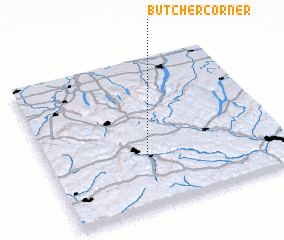 3d view of Butcher Corner