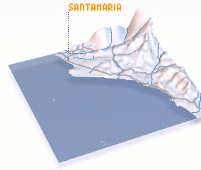 3d view of Santa María