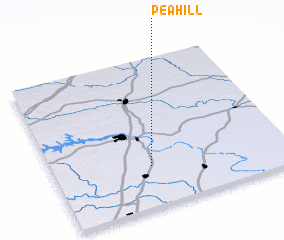 3d view of Pea Hill