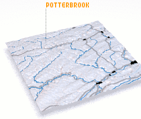 3d view of Potter Brook