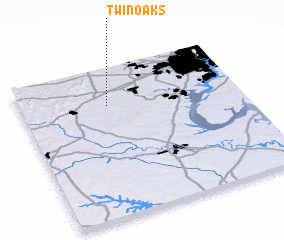 3d view of Twin Oaks