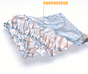 3d view of Pampa Verde