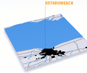 3d view of Ontario Beach