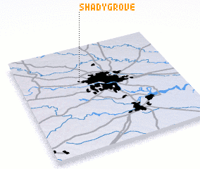 3d view of Shady Grove