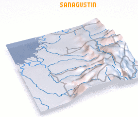 3d view of San Agustín