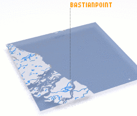 3d view of Bastian Point