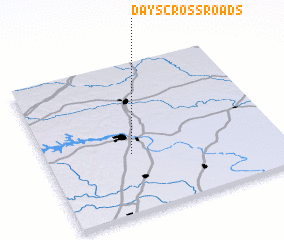 3d view of Days Crossroads