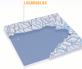 3d view of Los Ángeles