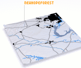 3d view of New Hope Forest