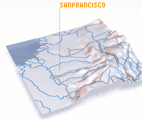 3d view of San Francisco