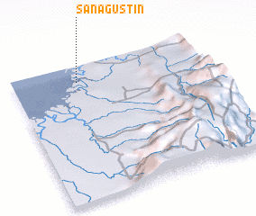 3d view of San Agustín