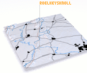 3d view of Roelkeys Knoll