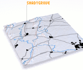 3d view of Shady Grove