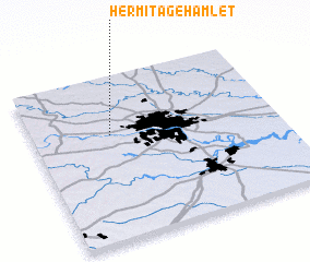 3d view of Hermitage Hamlet