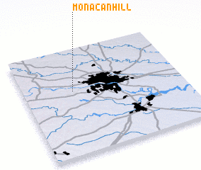 3d view of Monacan Hill