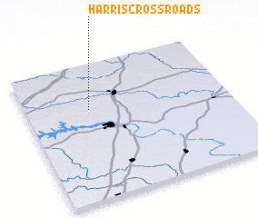 3d view of Harris Crossroads