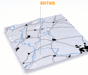 3d view of Britain