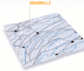 3d view of Union Mills