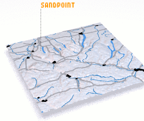 3d view of Sand Point