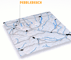 3d view of Pebble Beach