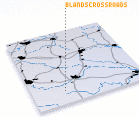 3d view of Blands Crossroads