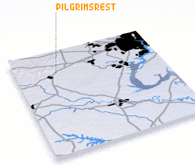 3d view of Pilgrims Rest