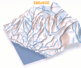 3d view of San José