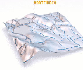 3d view of Montevideo