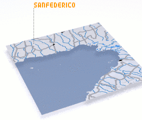 3d view of San Federico