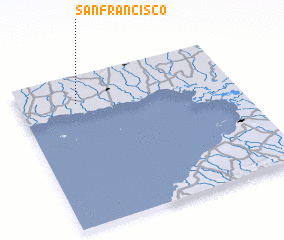 3d view of San Francisco