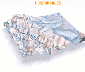 3d view of Los Corrales