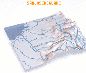 3d view of San José de Guaré