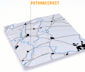 3d view of Potomac Crest