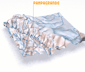 3d view of Pampa Grande