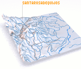 3d view of Santa Rosa de Quijos