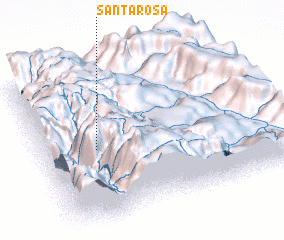 3d view of Santa Rosa