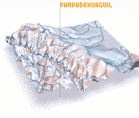 3d view of Pampa de Huaguil