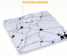 3d view of Snyders Landing