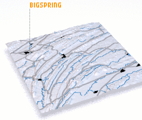 3d view of Big Spring