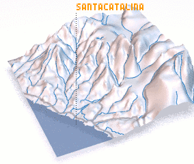 3d view of Santa Catalina