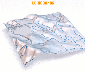 3d view of Leimebamba