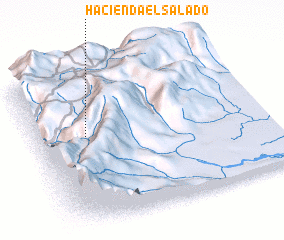 3d view of Hacienda El Salado