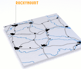 3d view of Rocky Mount