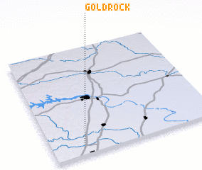 3d view of Gold Rock