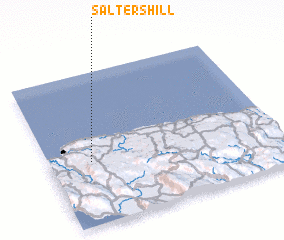 3d view of Salters Hill