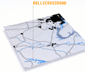 3d view of Bells Crossroad