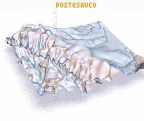 3d view of Poste Sauco