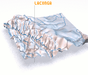 3d view of La Conga