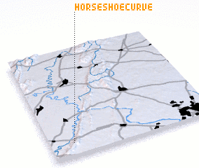 3d view of Horse Shoe Curve