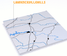 3d view of Lawrenceville Hills